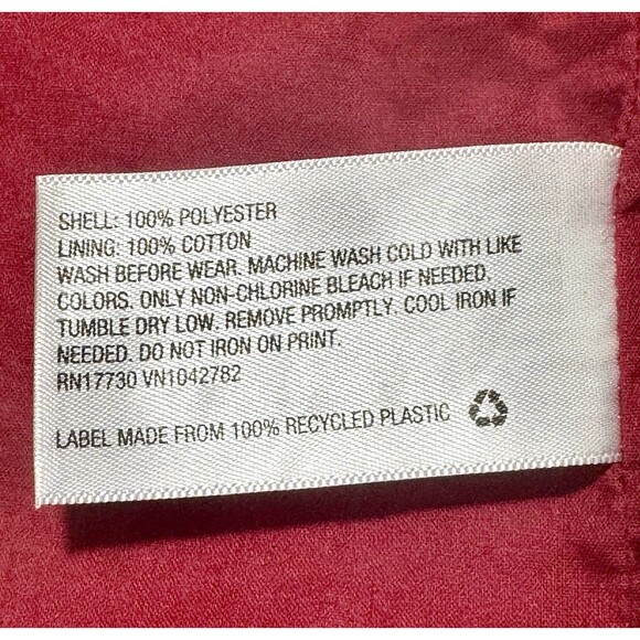 Genuine Kids by OshKosh Dress Lace Embroidered Scalloped Hem White Red - Picture 9 of 9